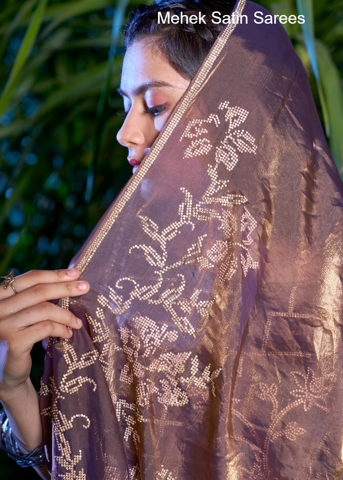 764D Mehek Satin Sarees