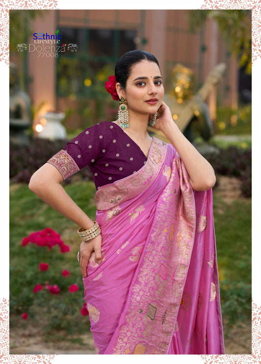 77008 Dolenza Vol 2 Sethnic Dola Silk Sarees
