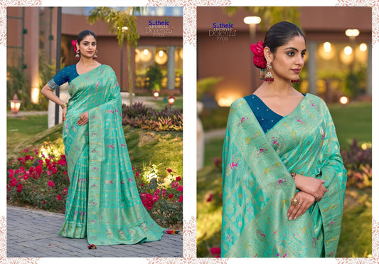 77011 Dolenza Vol 3 Sethnic Dola Silk Sarees