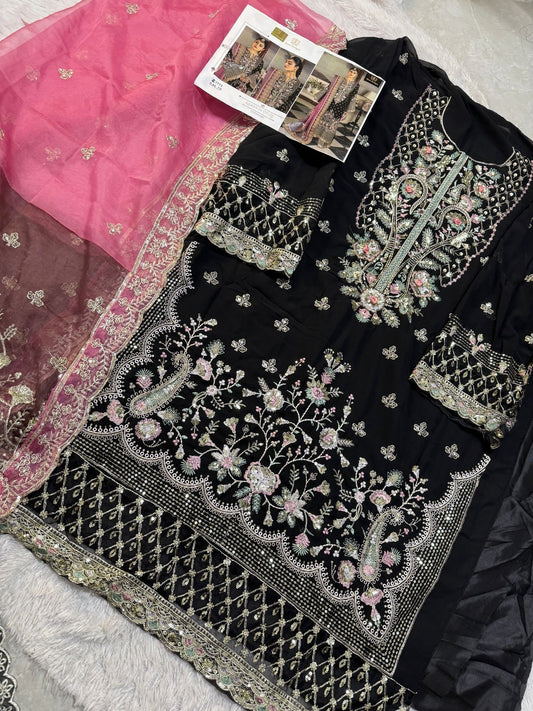 770 Ziaaz Designs Georgette Pakistani Salwar Suits