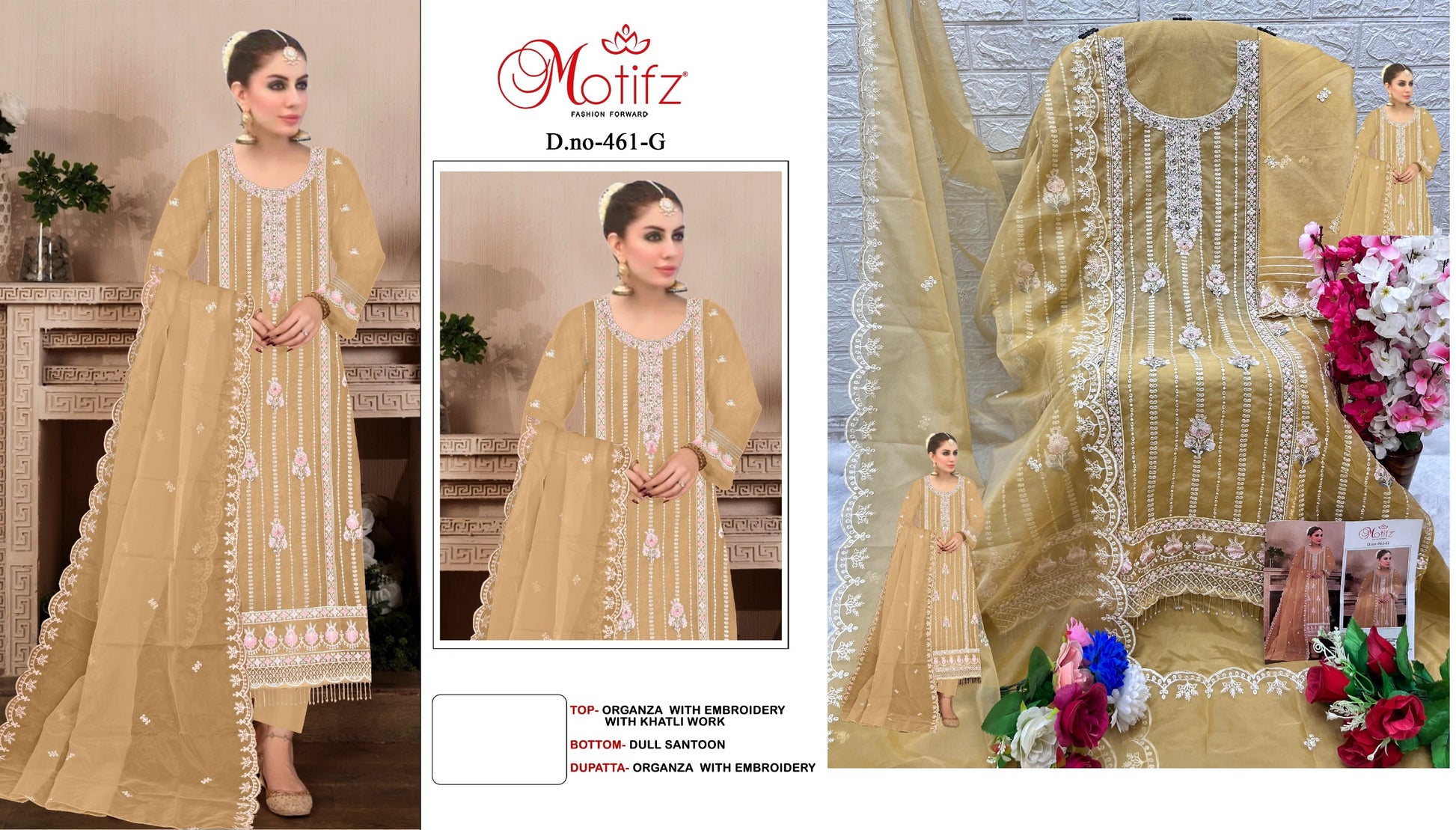 461G Motifz Pakistani Salwar Suits