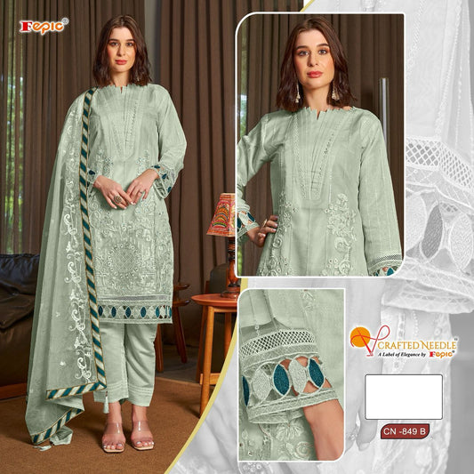 849B Fepic Crafted Needle Pakistani Readymade Suits