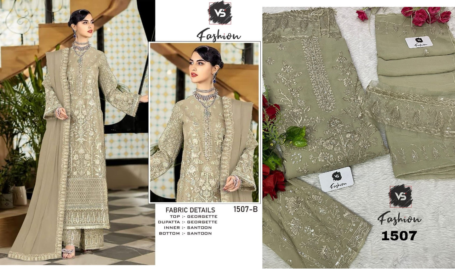 1507B Vs Fashion Pakistani Salwar Suits