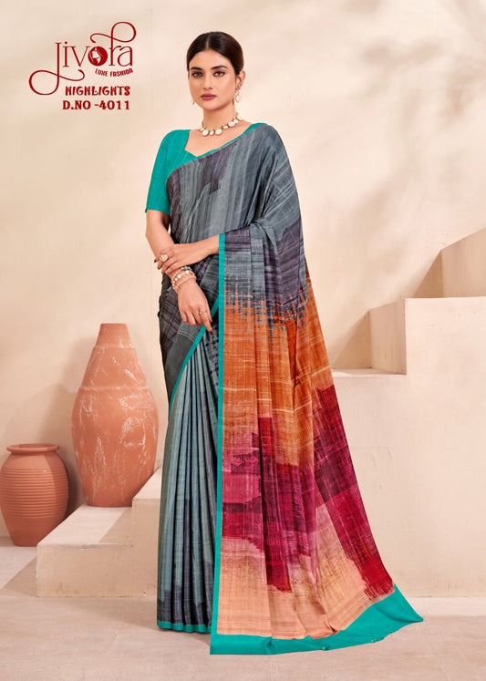 4011 Highlight Jivora Sarees