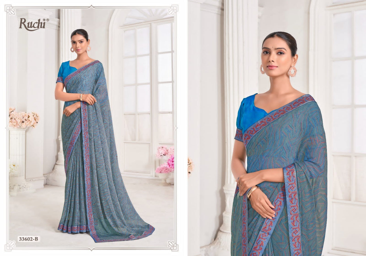 33602B Vanilla Vol 8 Ruchi Sarees