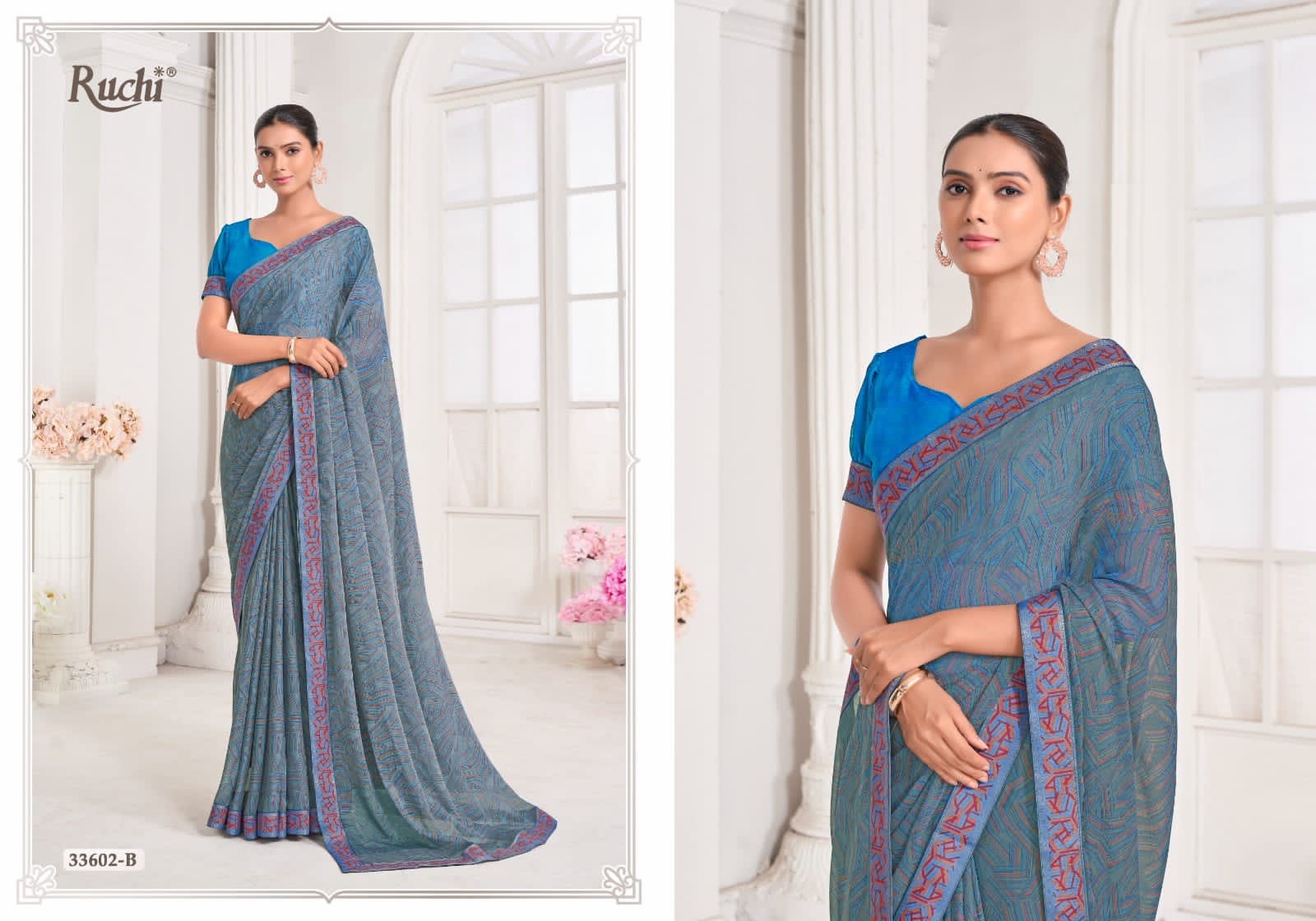 33602B Vanilla Vol 8 Ruchi Sarees