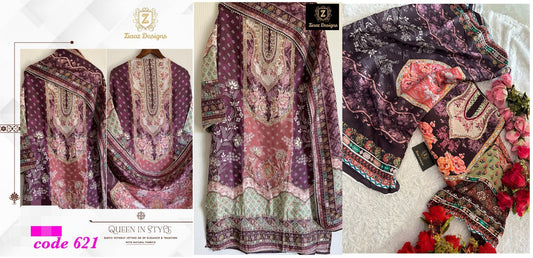 621 Ziaaz Designs Pakistani Salwar Suits