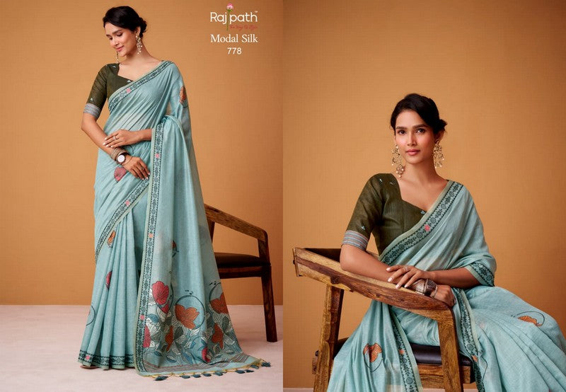 778 Silver Pearls Rajpath Cotton Sarees