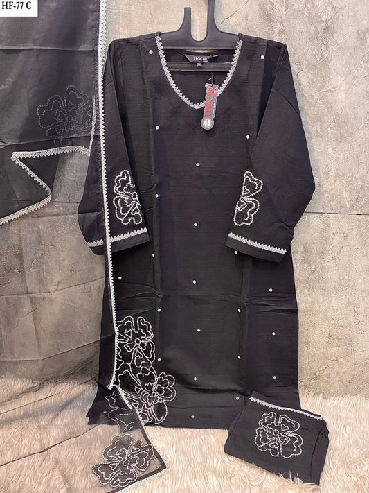 77C Hoor Tex Viscose Pakistani Readymade Suits