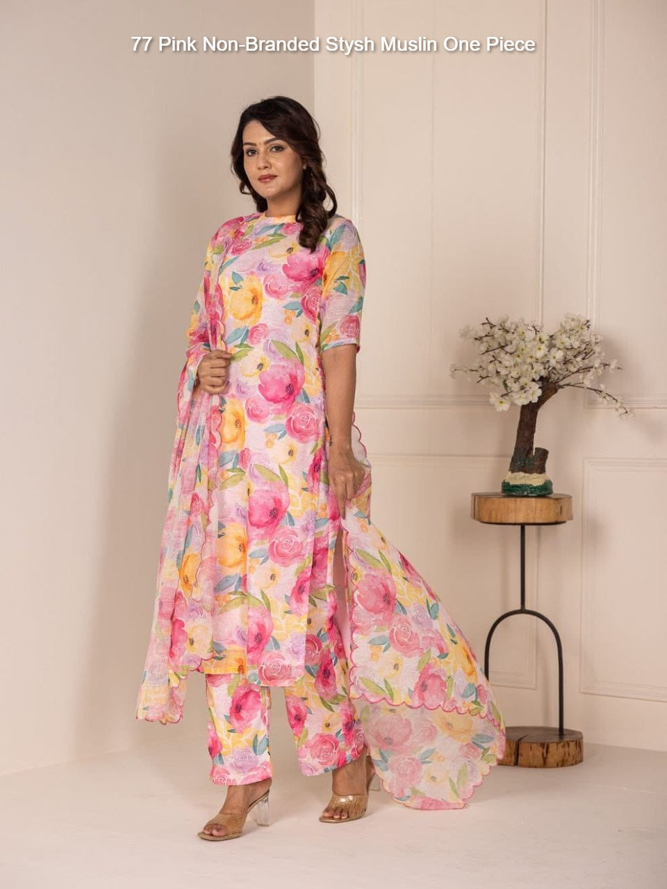 77 Pink Non-Branded Stysh Muslin One Piece