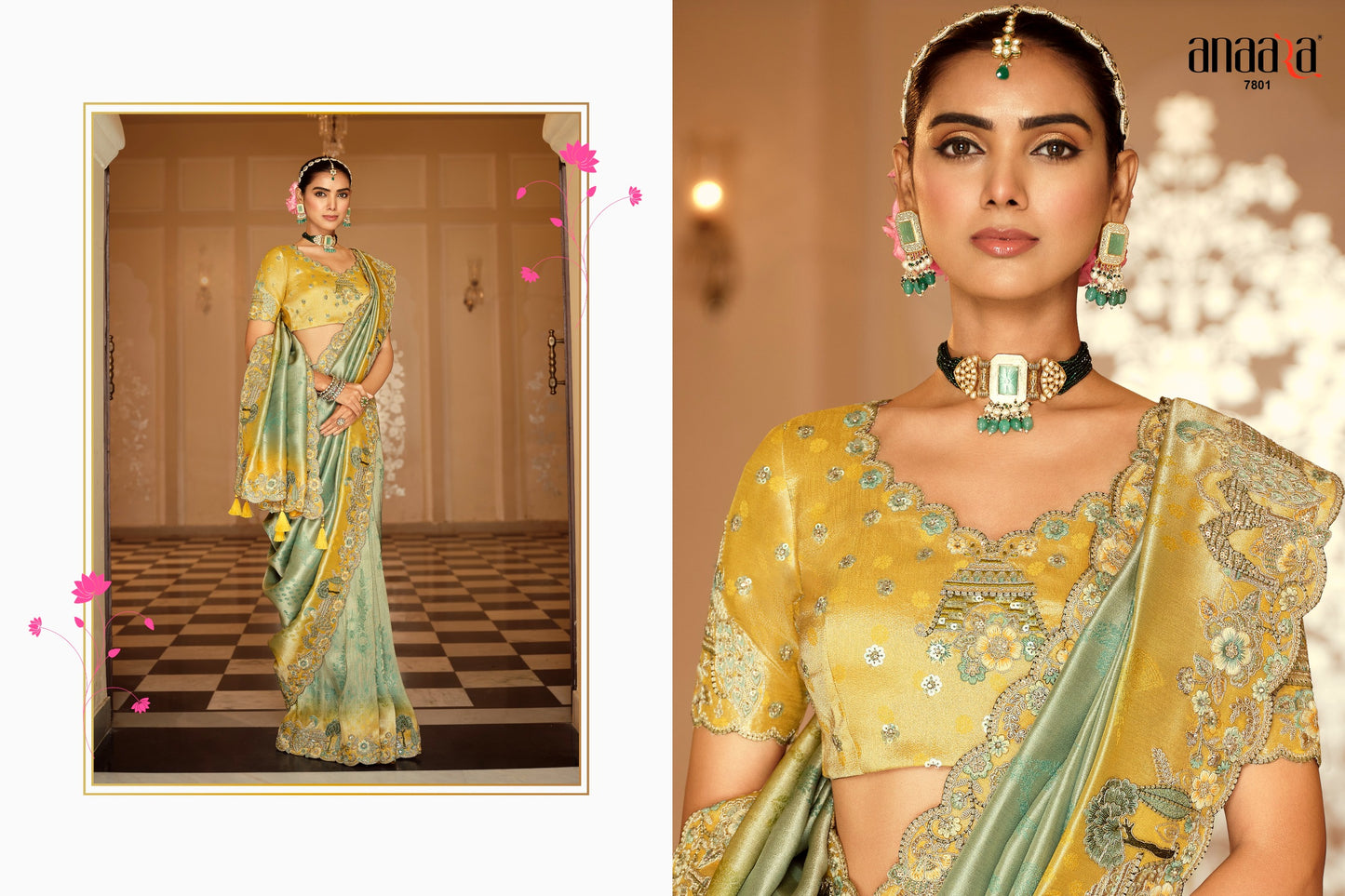7801 Anaara Tathastu Soft Silk Sarees