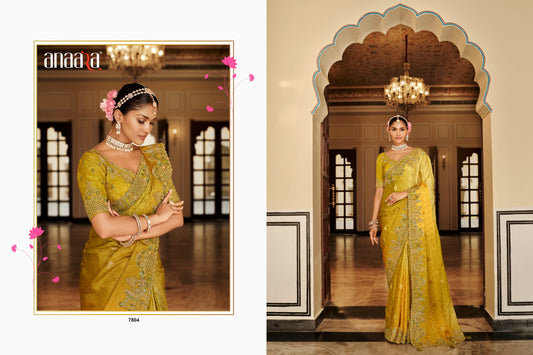7804 Anaara Tathastu Soft Silk Sarees