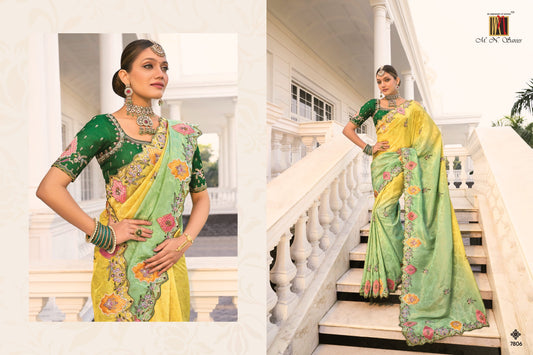 7806 Shahi Poshak Vol 3 Mn Crepe Jacquard Sarees