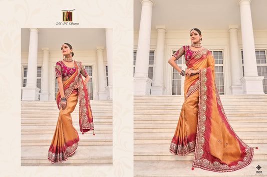 7807 Shahi Poshak Vol 3 Mn Crepe Jacquard Sarees