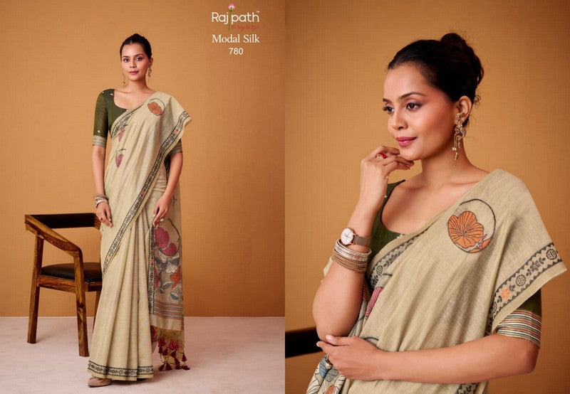 780 Silver Pearls Rajpath Cotton Sarees