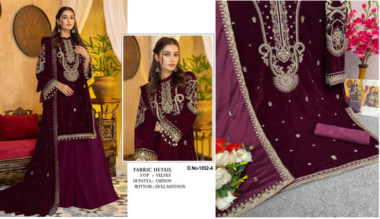 1052A Safa Creation Pakistani Salwar Suits