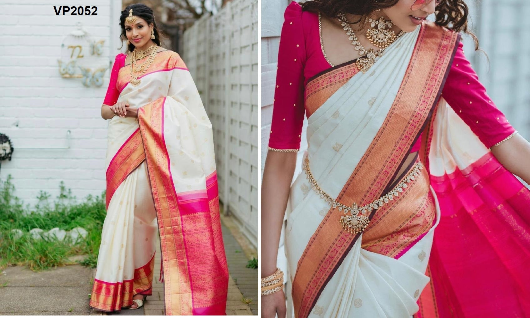 2052 Fashion Berry Sarees
