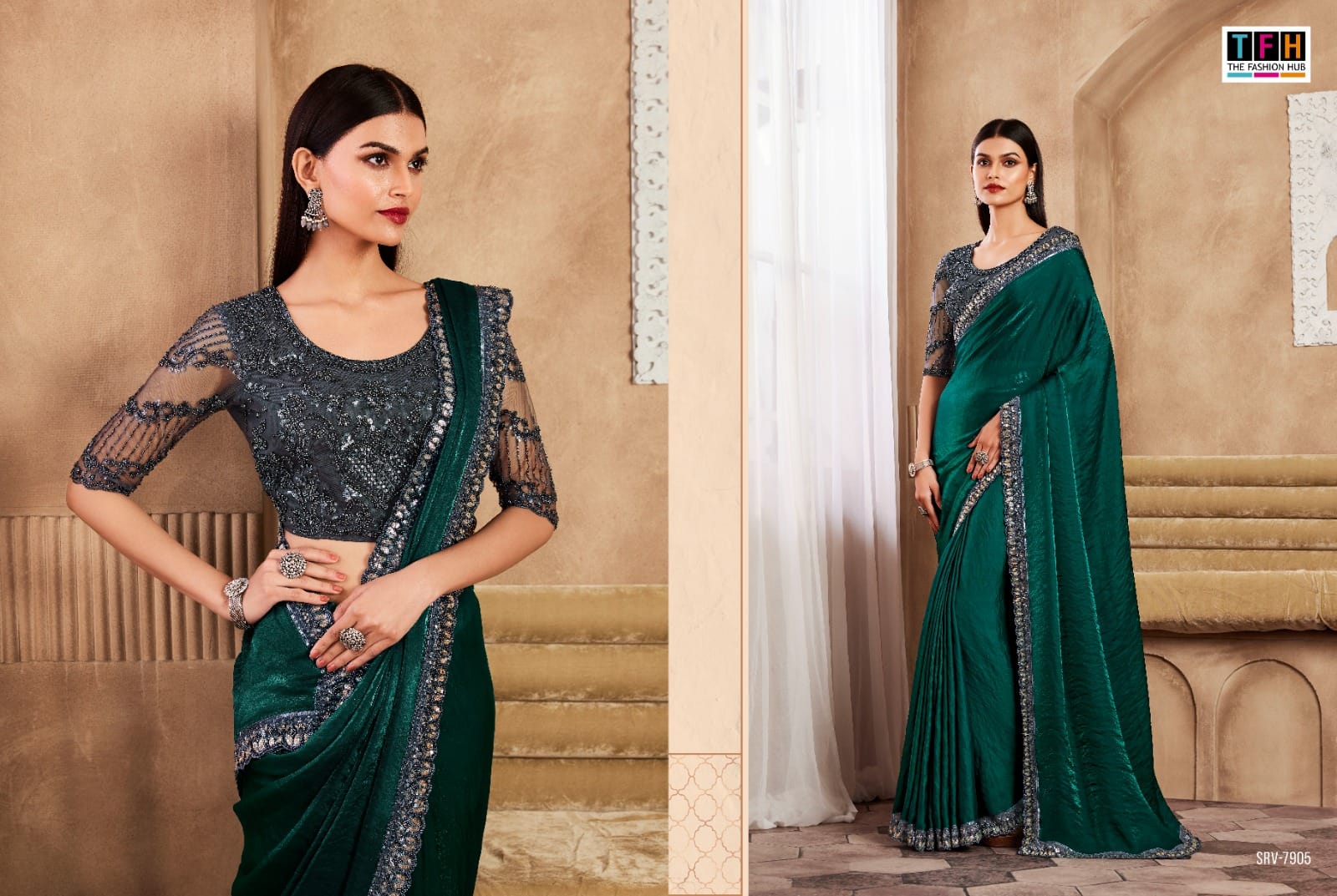 7905 Sarvaratna Tfh Sarees