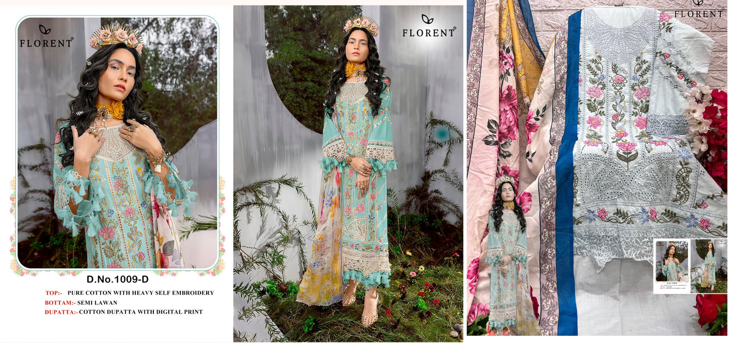 1009D Florent Pakistani Salwar Suits
