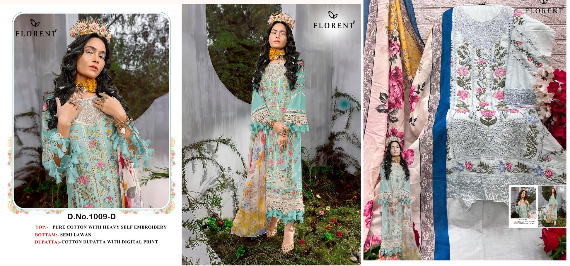 1009D Florent Pakistani Salwar Suits