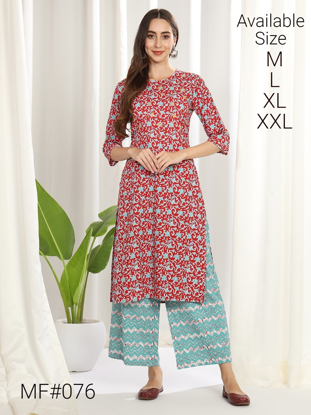 Mf 76 Msm Kurti Pant Set