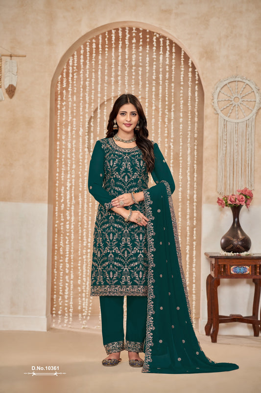 10361 Vol 36 Anjubaa Unstitched Suits