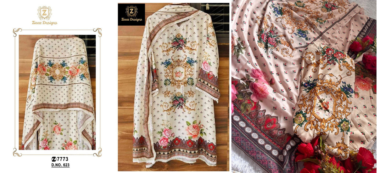 623 Ziaaz Designs Pakistani Salwar Suits