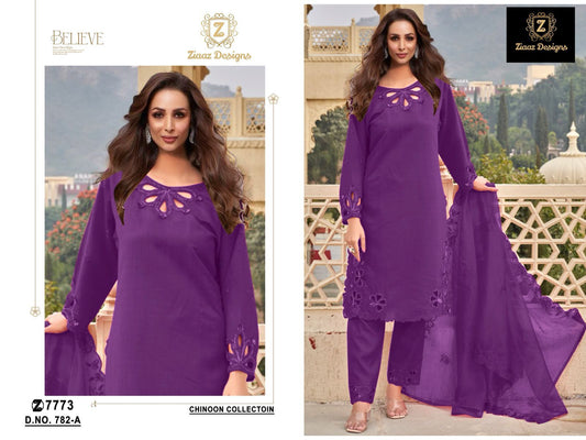782A Ziaaz Designs Moti Work Pakistani Salwar Suits