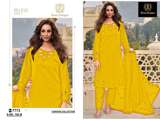 782B Ziaaz Designs Moti Work Pakistani Salwar Suits