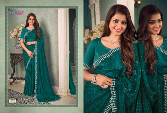 78552 Nazara Vipul Chiffon Sarees