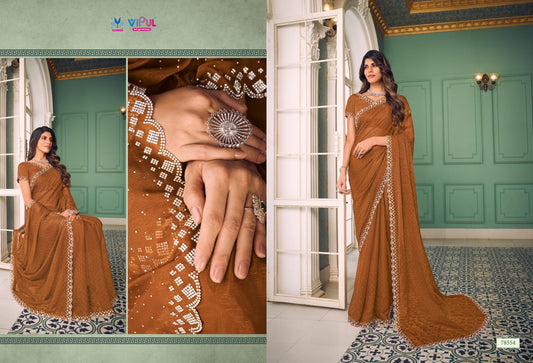 78554 Nazara Vipul Chiffon Sarees