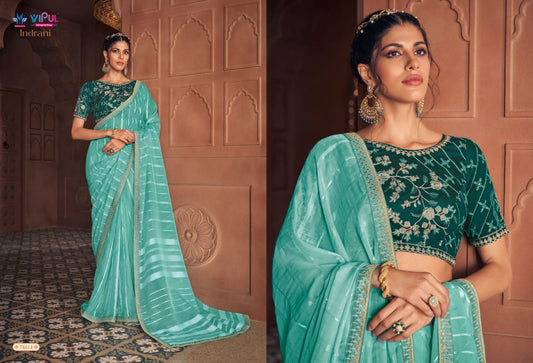 78614 Indrani Vipul Organza Sarees