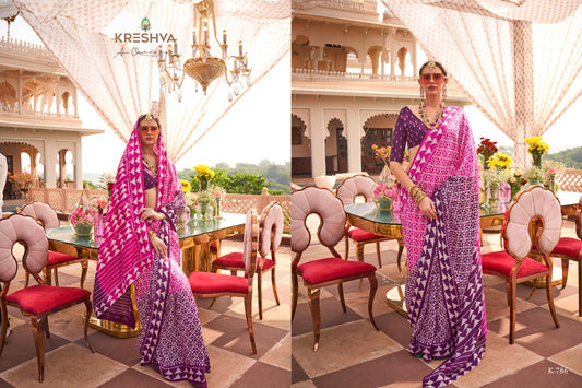 786 Lagna Patola Kreshva Sigma Silk Sarees