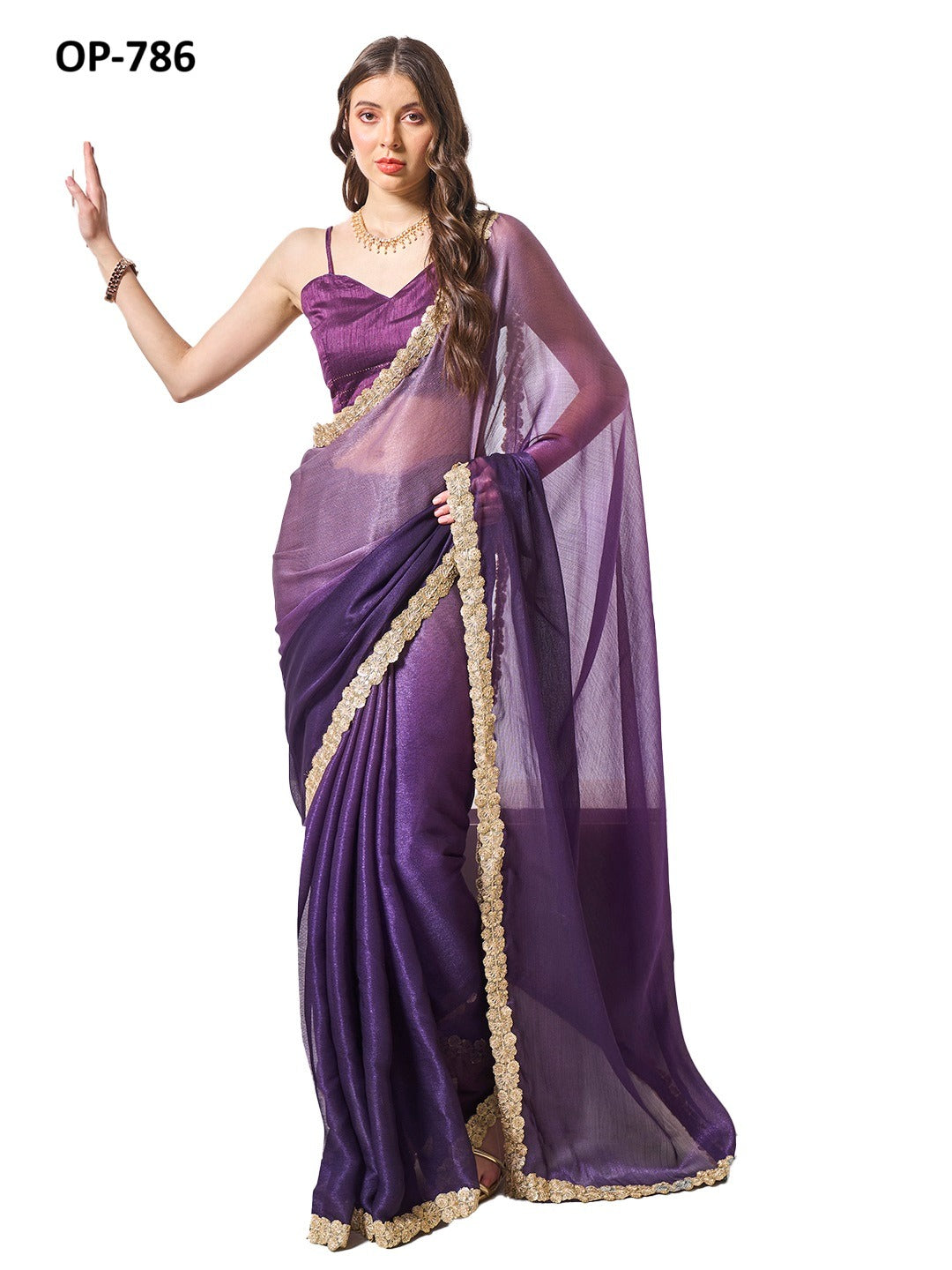 786 Laxminam Chiffon Sarees
