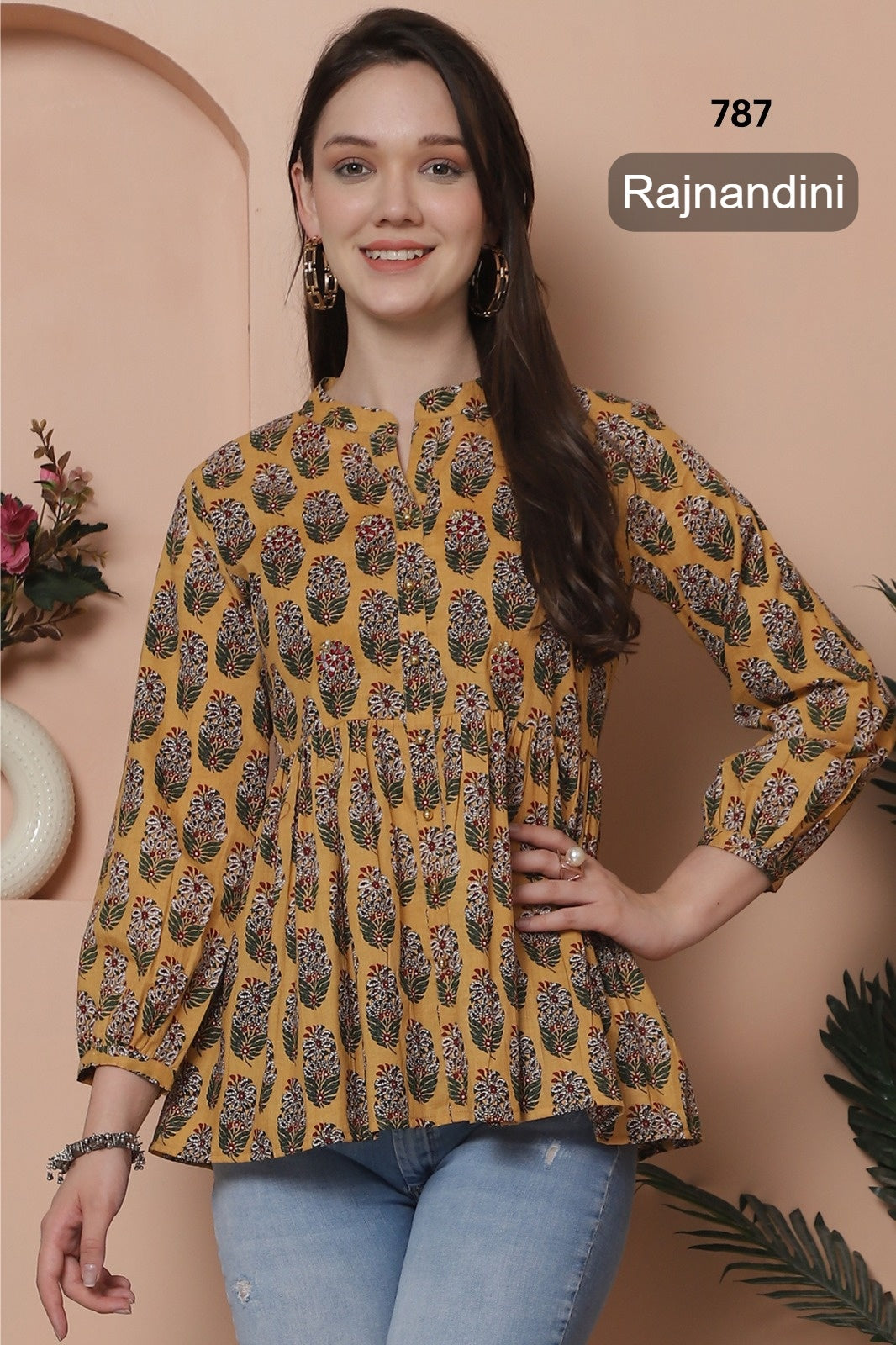 787 Rajnandini Cotton Women Top