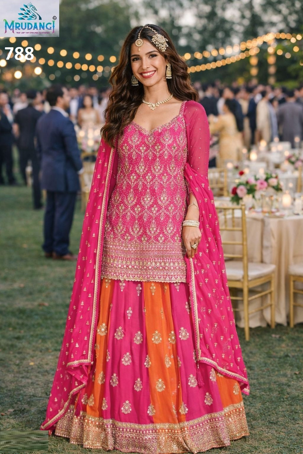 788 Armani Mrudangi Real Georgette Readymade Suits
