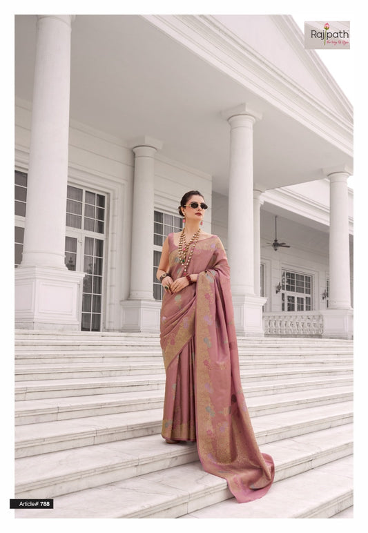 788 Koper Rajpath Kuraa Silk Sarees