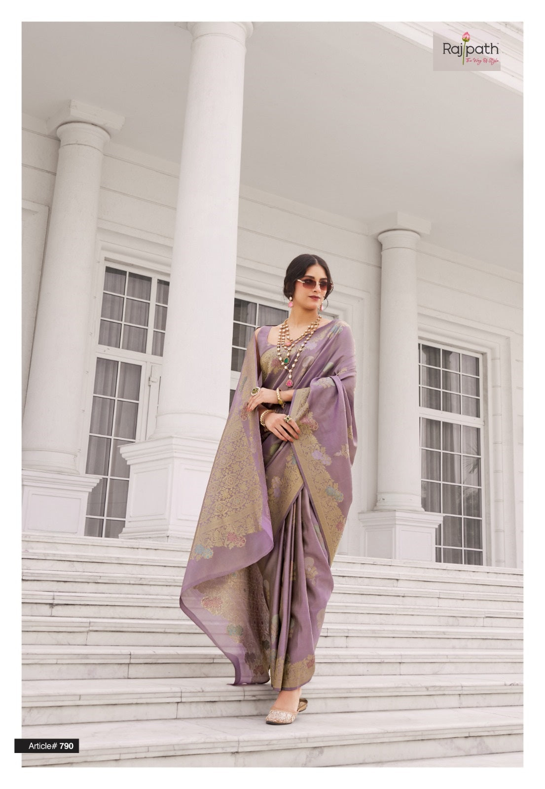 790 Koper Rajpath Kuraa Silk Sarees