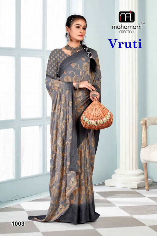 1003 Vruti Mahamani Creation Sarees