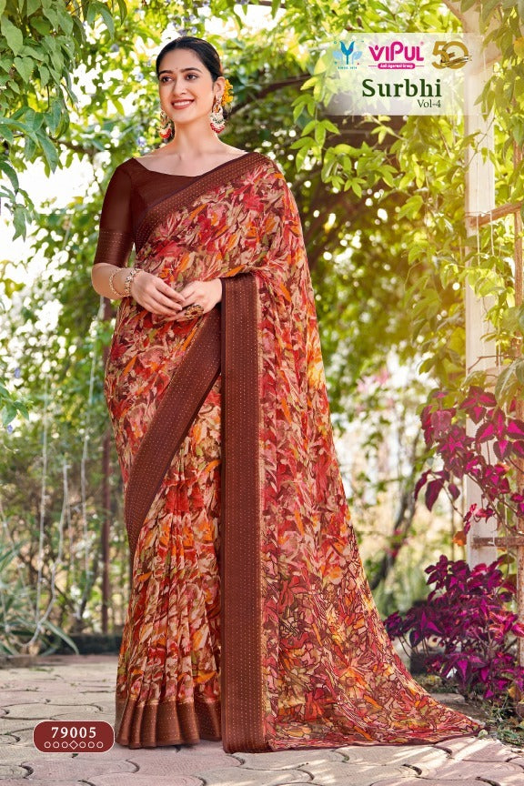 79005 Surbhi Vol 4 Vipul Sarees
