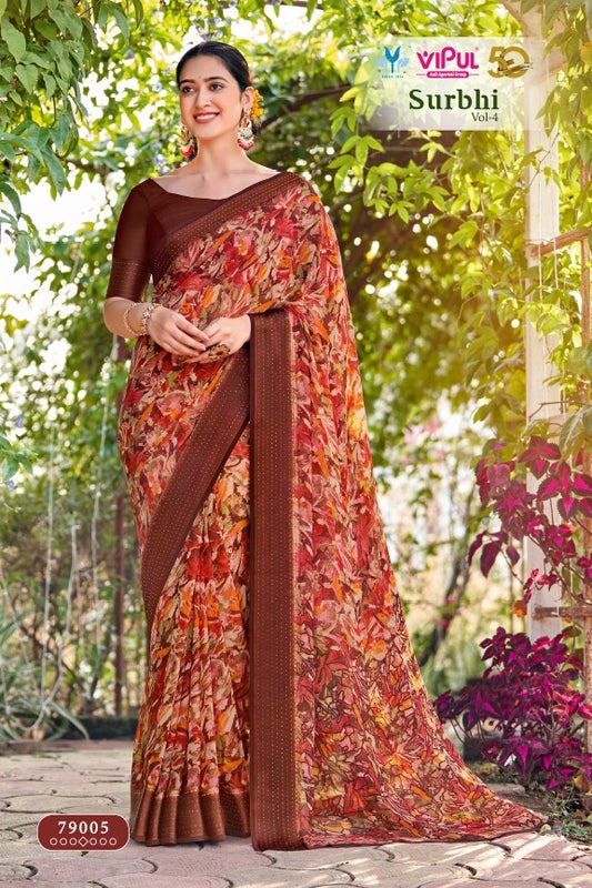 79005 Surbhi Vol 4 Vipul Sarees