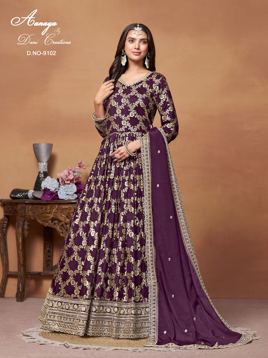 9102 Aanaya Vol 191 Dani Creation Unstitched Suits