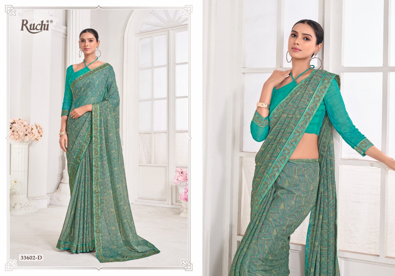 33602D Vanilla Vol 8 Ruchi Sarees