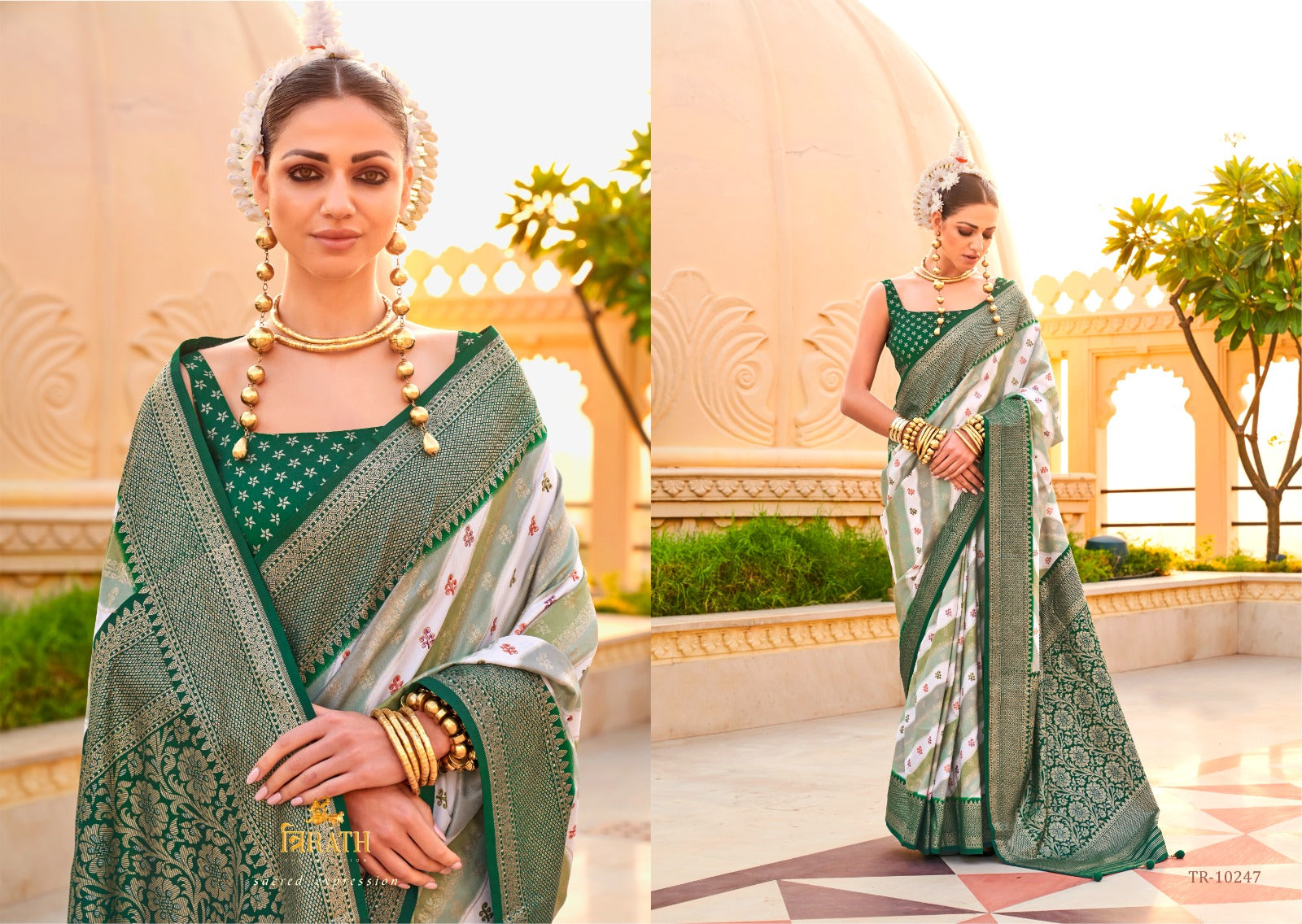 10247 Pratha Trirath Sarees