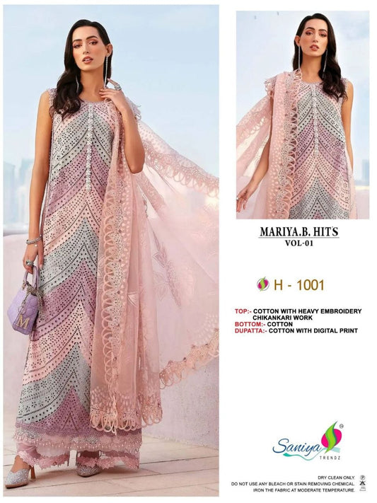 1001 Saniya  Trendz Mariya B Hits Pakistani Salwar Suit