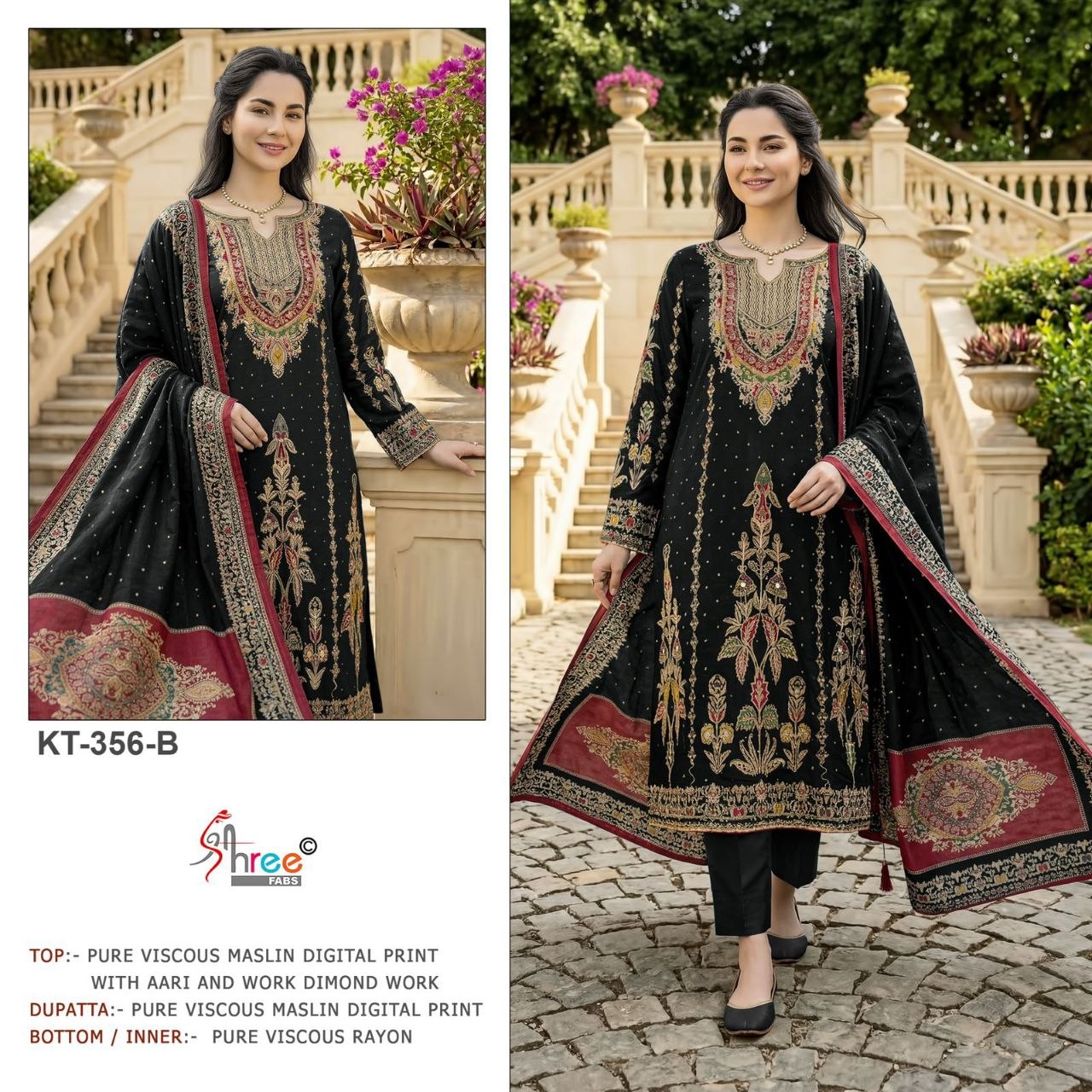 KT-356-B Shree Fabs Pakistani Salwar Suit