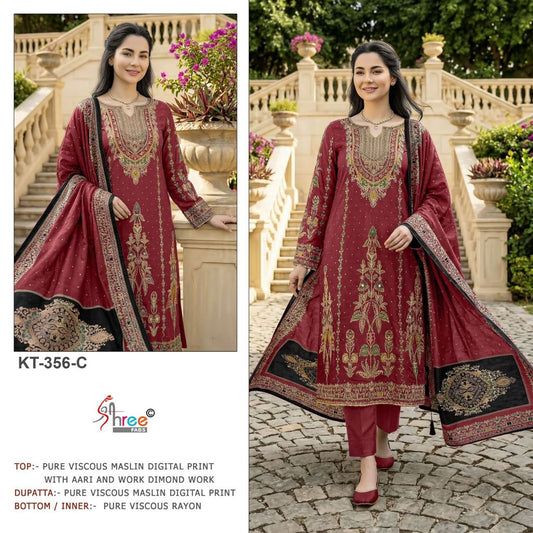 KT-356-C Shree Fabs Pakistani Salwar Suit
