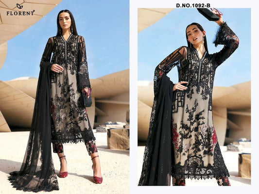 1092-B Florant  Pakistani Salwar Suit