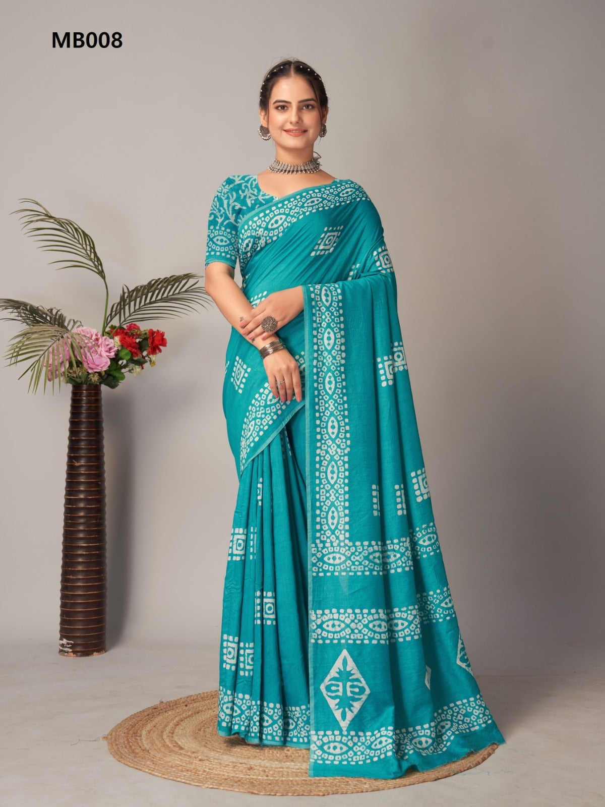 Mb005 To Mb024 Batik Mira Bela Print Sarees