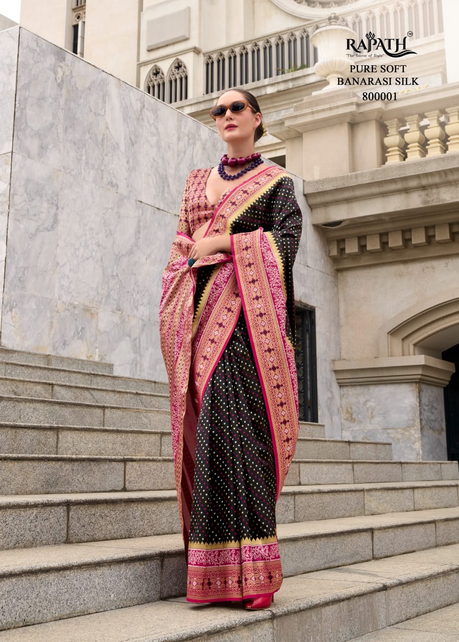800001 Rehana Rajpath Soft Silk Sarees